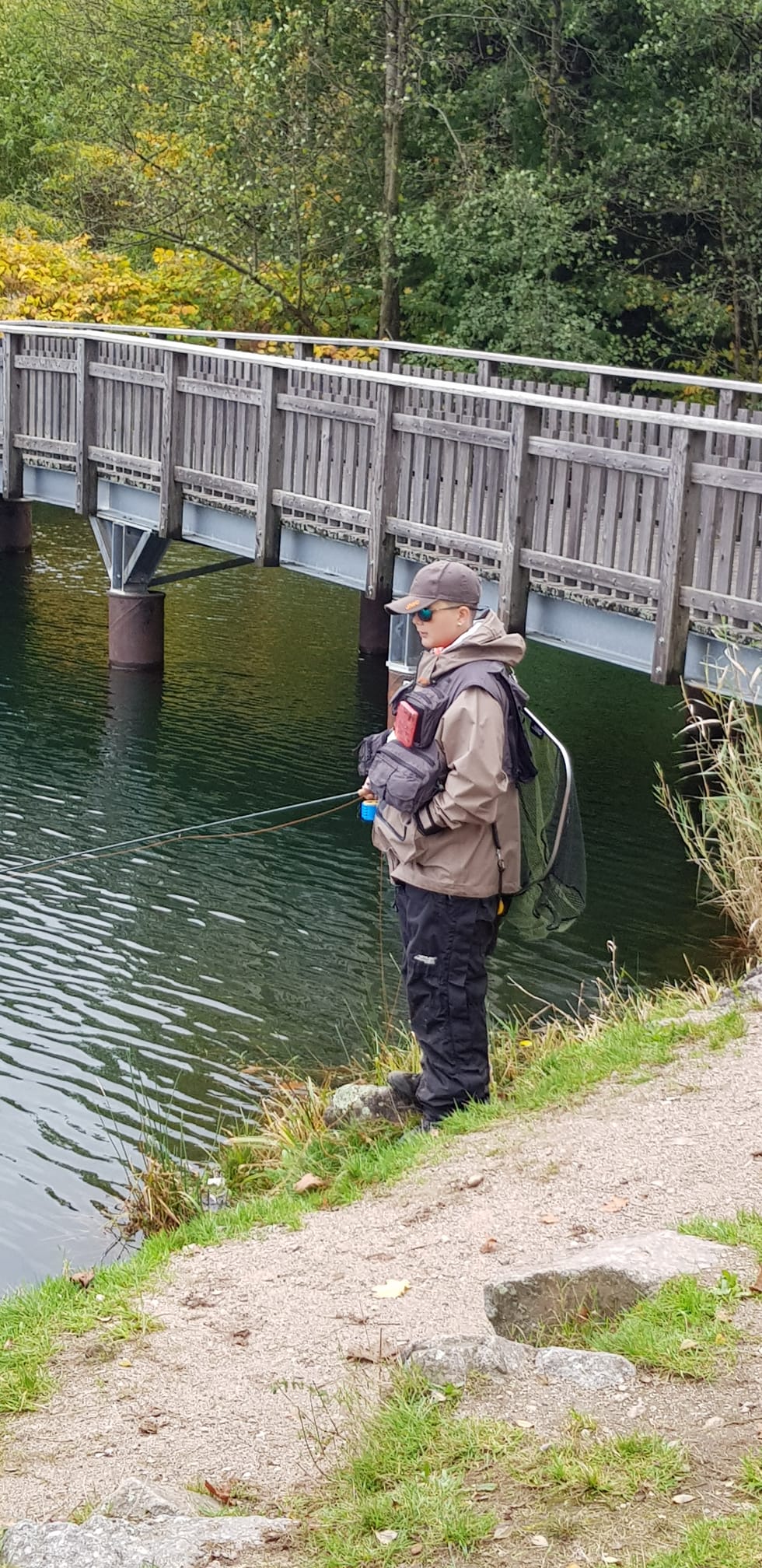 Michel concentration pêche mouche